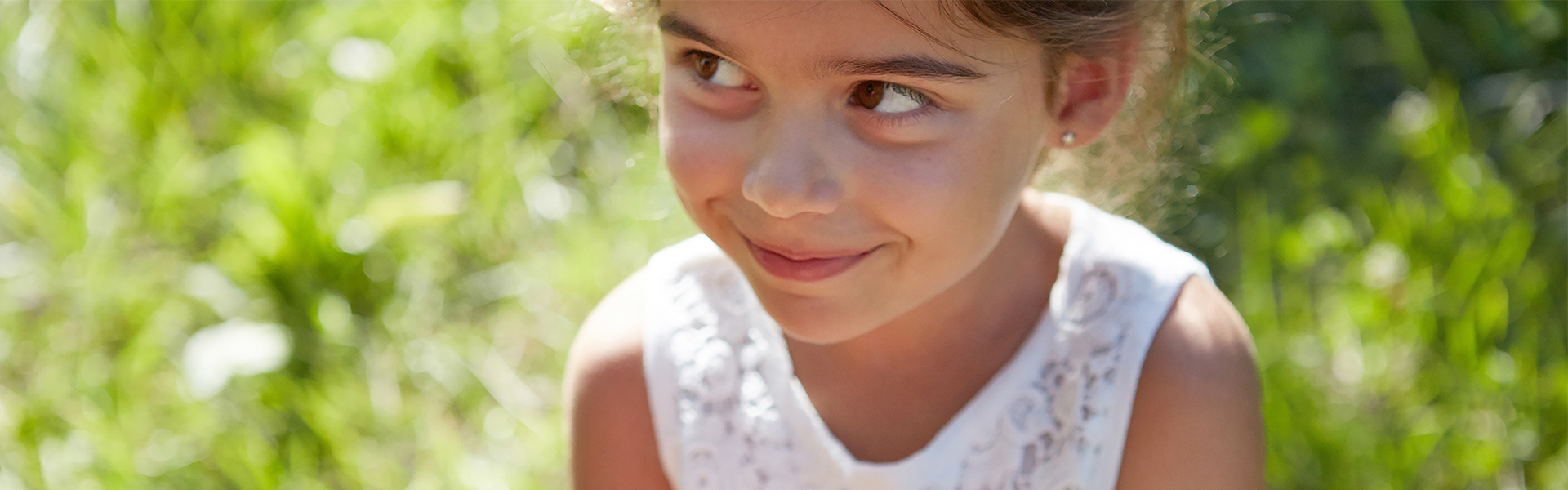 Little girl smiling