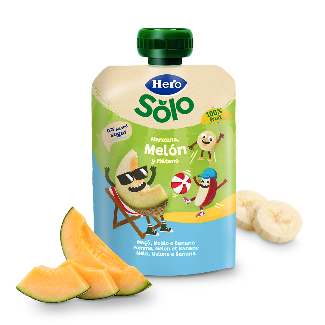 Bolsita Hero Solo Manzana, Melón y Plátano