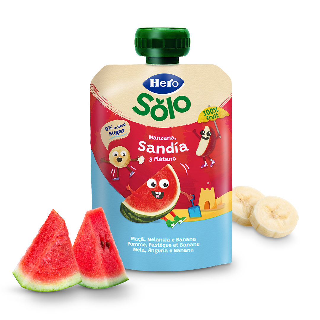 Bolsita Hero Solo Manzana, Sandía y Plátano