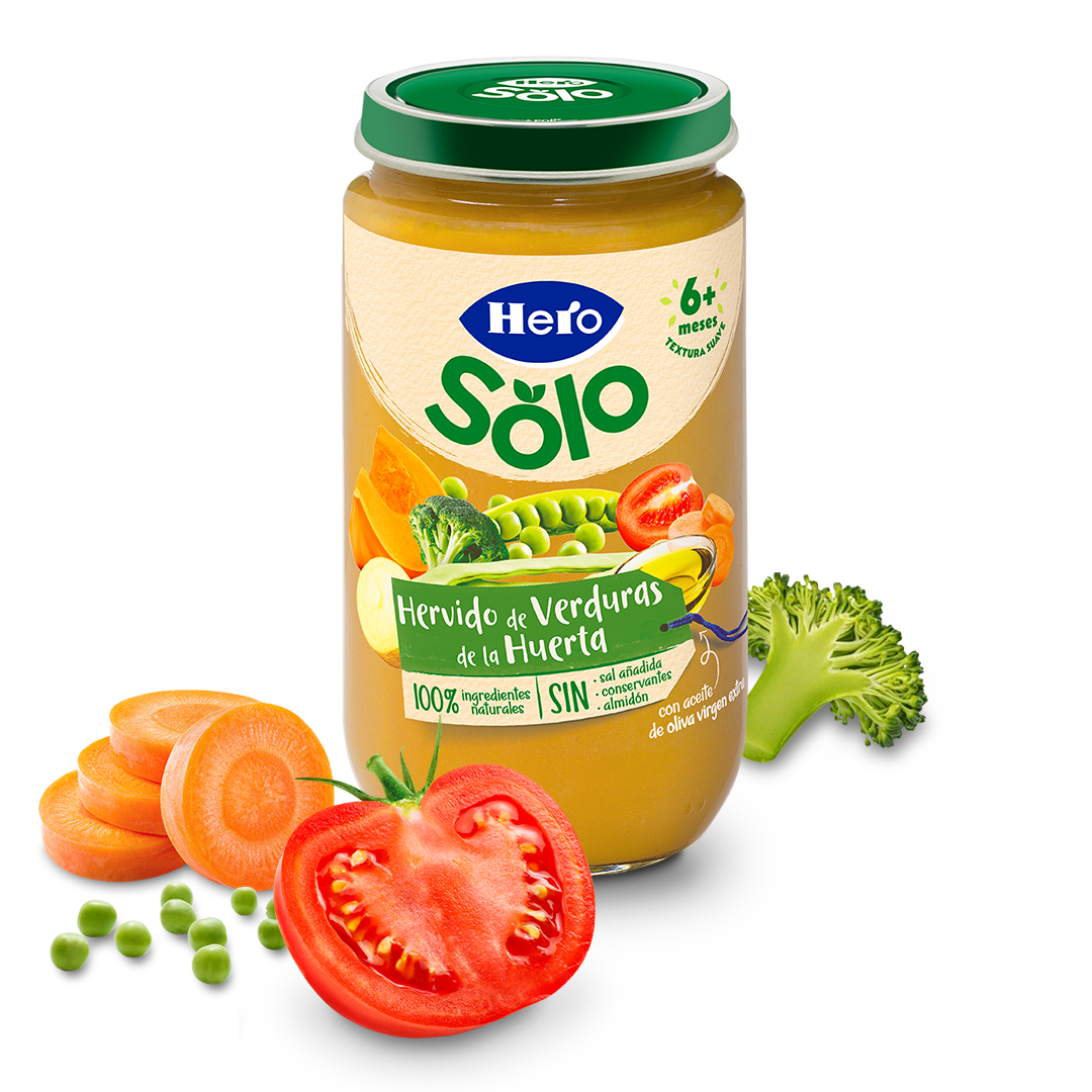 Tarrito Hero Solo hervido de verduras de la huerta